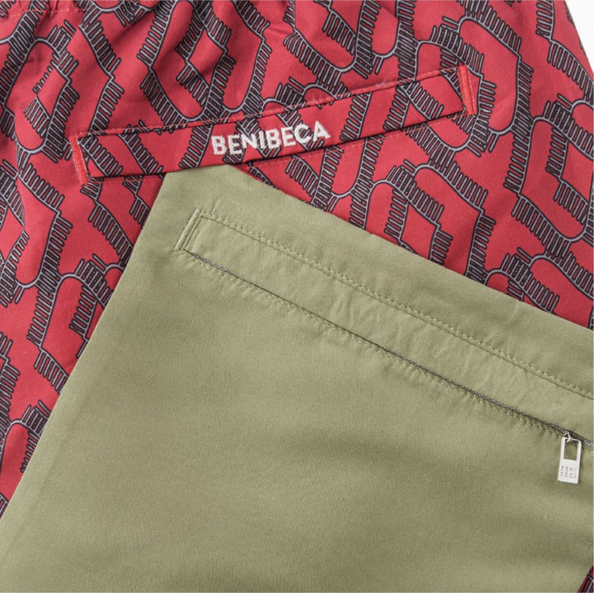Men's Swimwear Benibeca Red