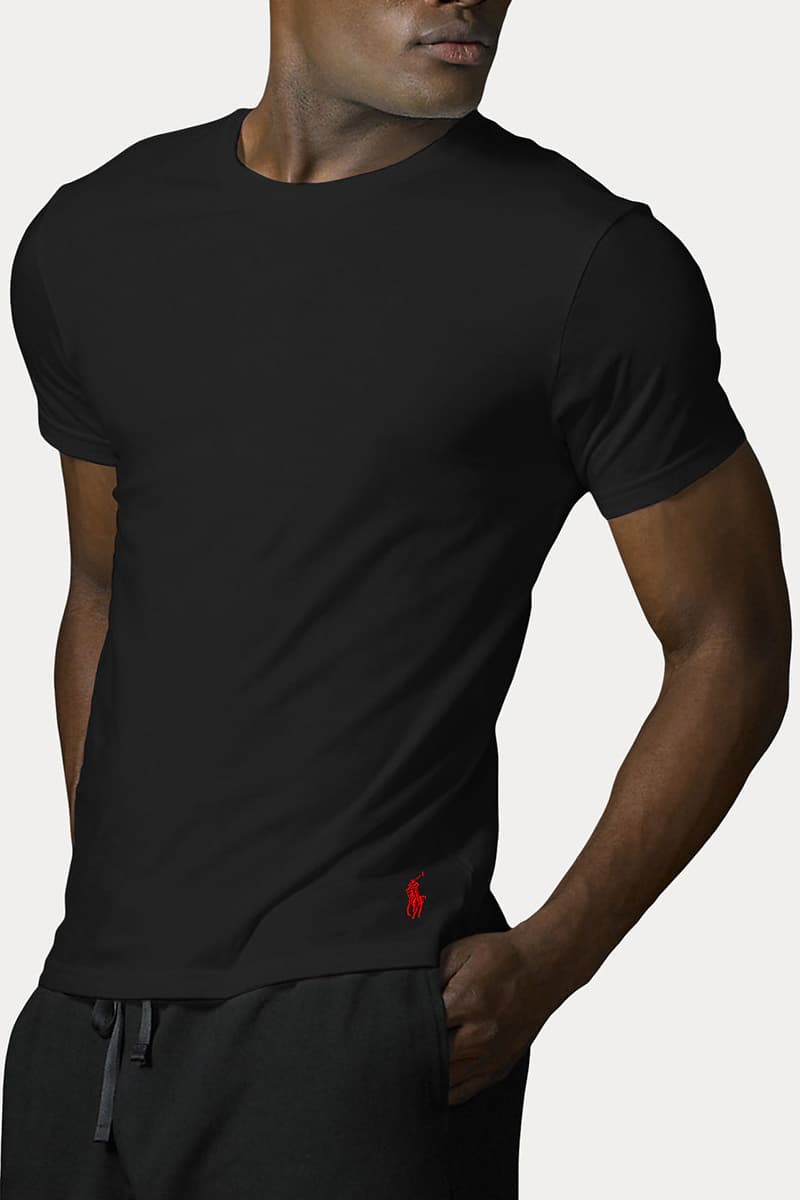 Men's T-Shirts Polo Ralph Lauren Black