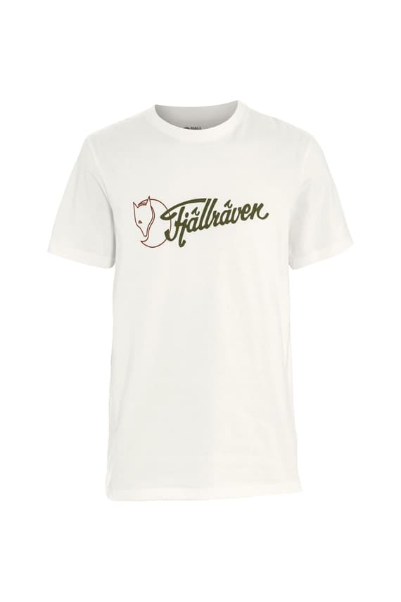 ΑΝΔΡΙΚΟ T-SHIRT FJALLRAVEN LOGO ΚΟΝΤΟΜΑΝΙΚΟ ΛΕΥΚΟ