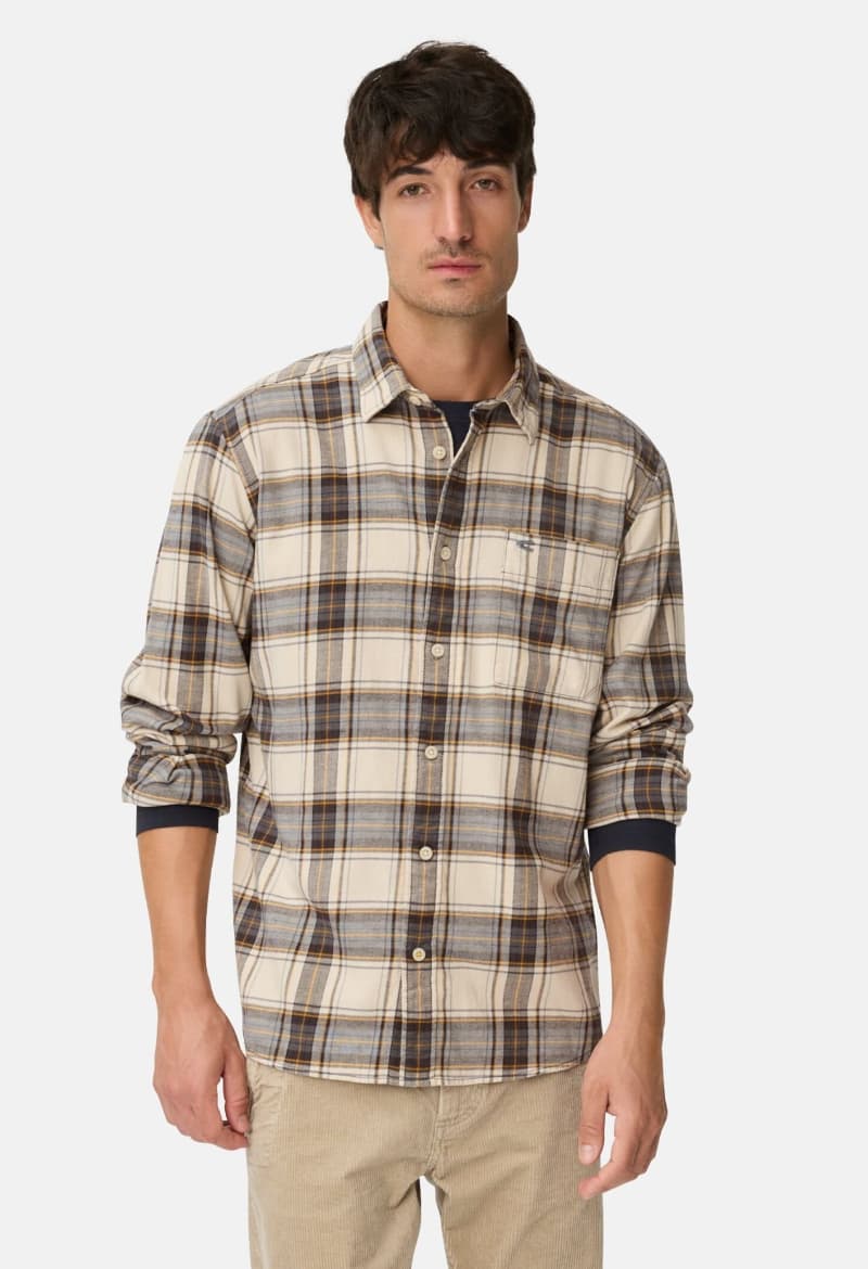 Men's Shirts Camel Active Ecru