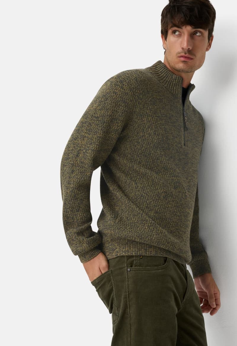 Men's Knitwear Camel Active Green