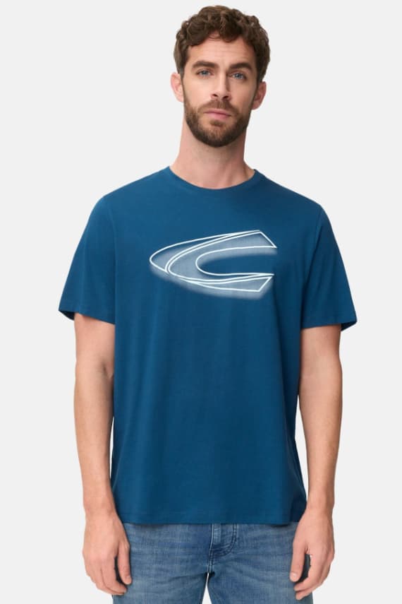 Men's T-Shirts Camel Active Blue