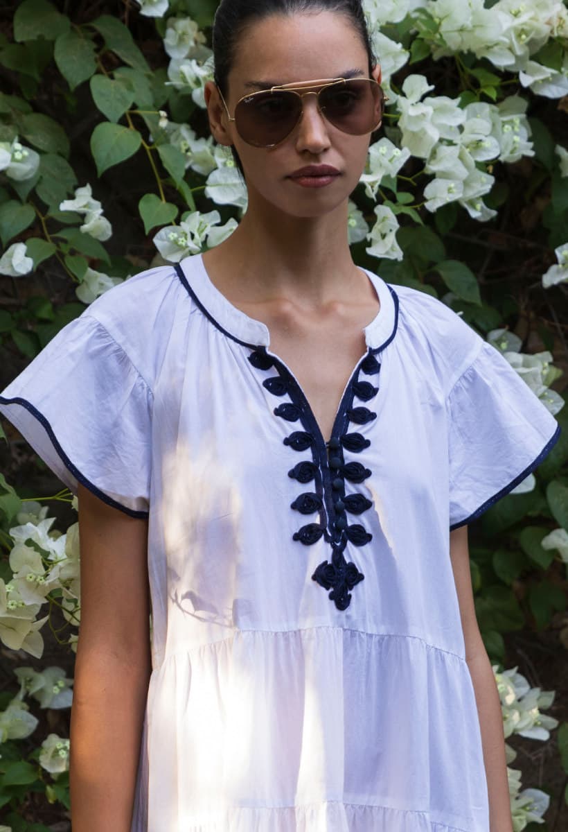 Women's Dresses Rose&Rose White