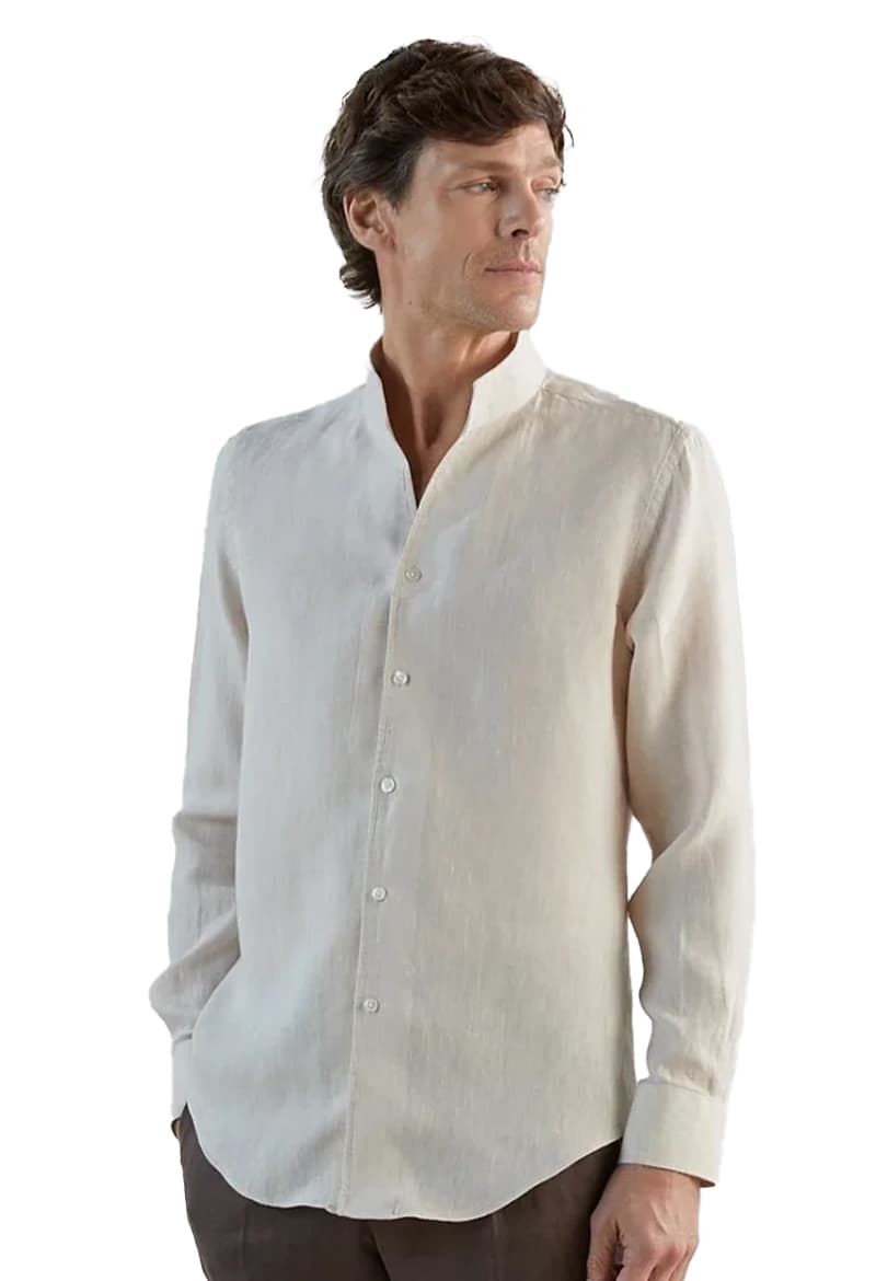 Men's Shirts Izac Beige