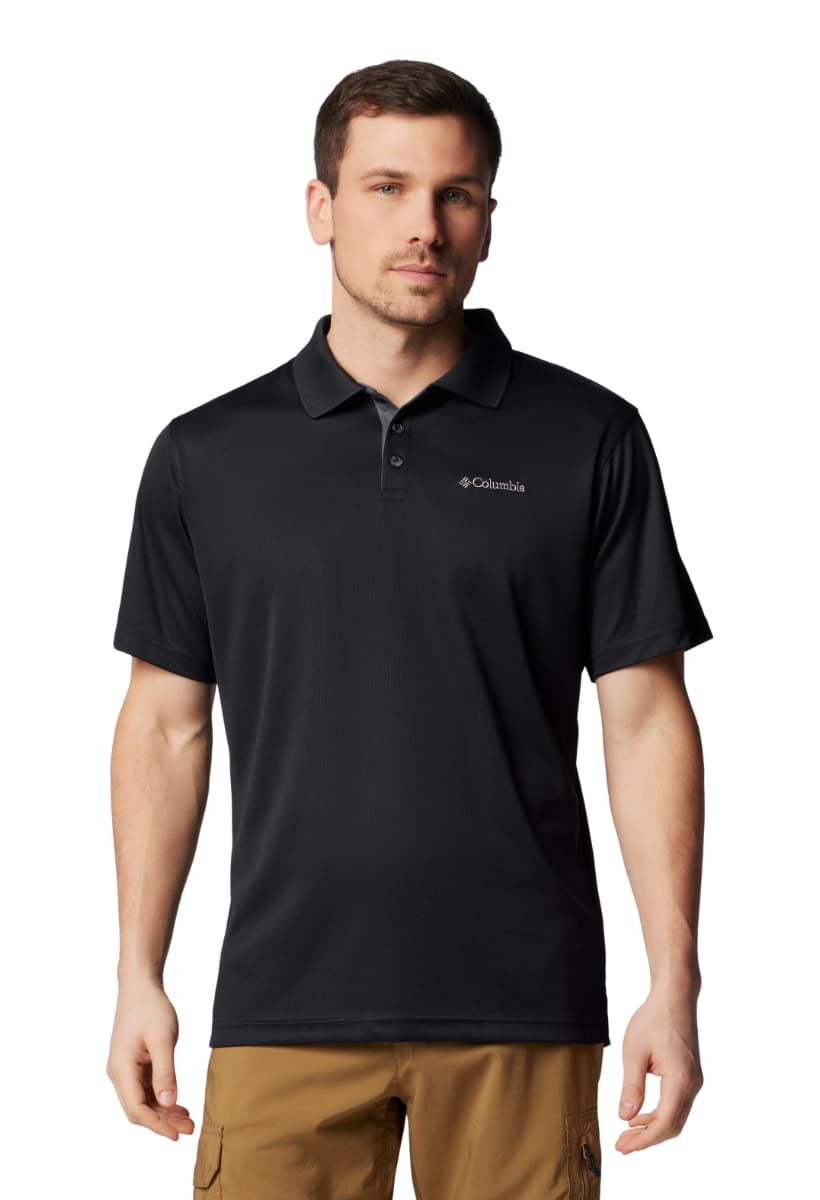 Men's Polo Shirts Columbia Black