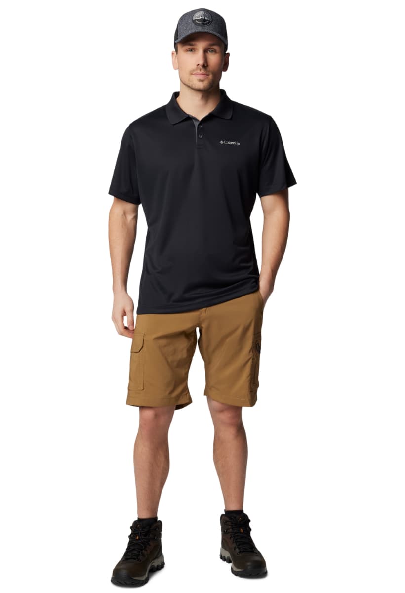 Men's Polo Shirts Columbia Black