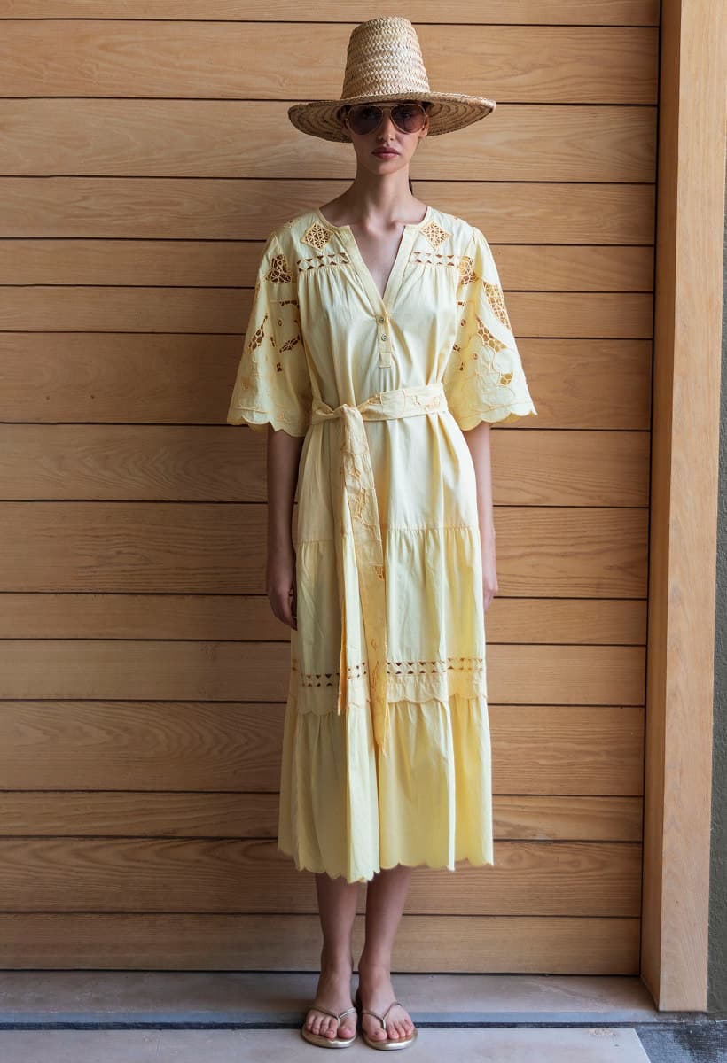 Women's Dresses Rose&Rose Yellow