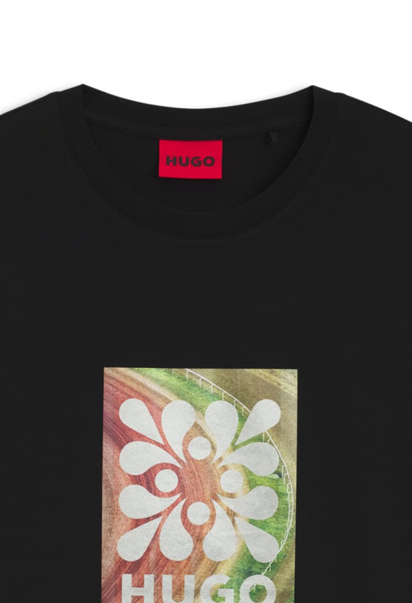 Men's T-Shirts Hugo Black