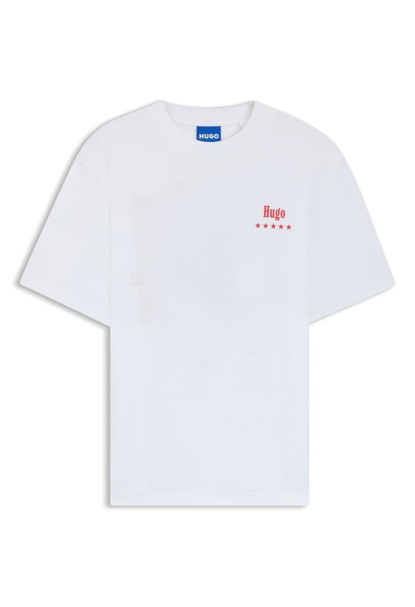 ΑΝΔΡΙΚΟ T-SHIRT HUGO NUCAVO ΚΟΝΤΟΜΑΝΙΚΟ ΓΑΛΑΖΙΟ