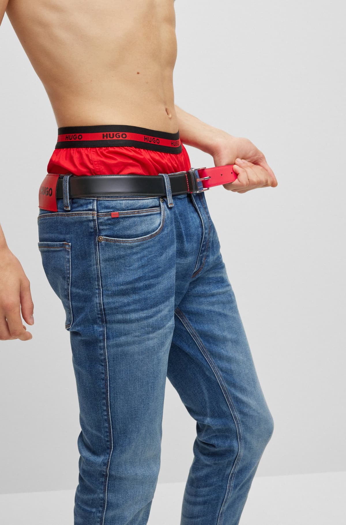 Men's Belts Hugo Black