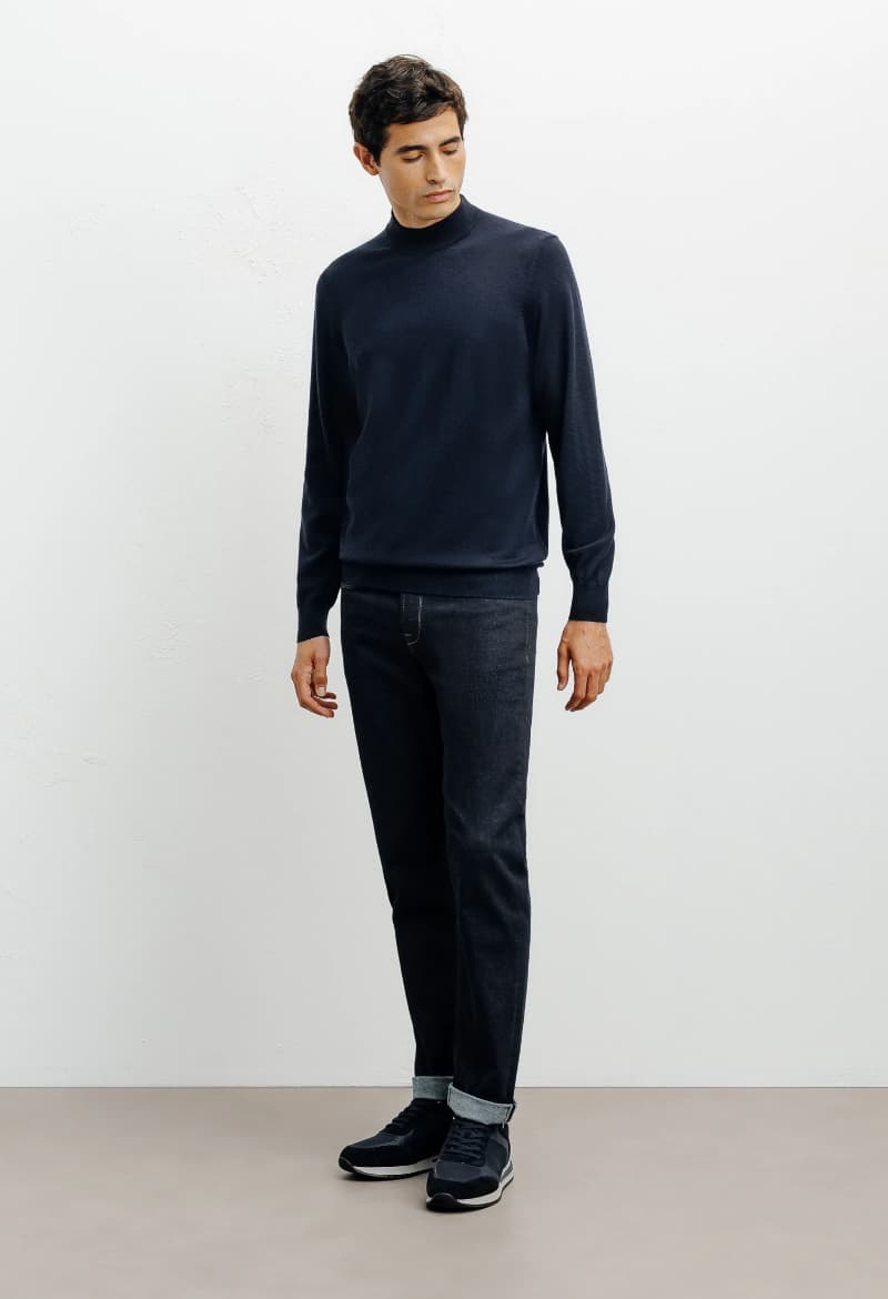 Men's Knitwear Izac Blue