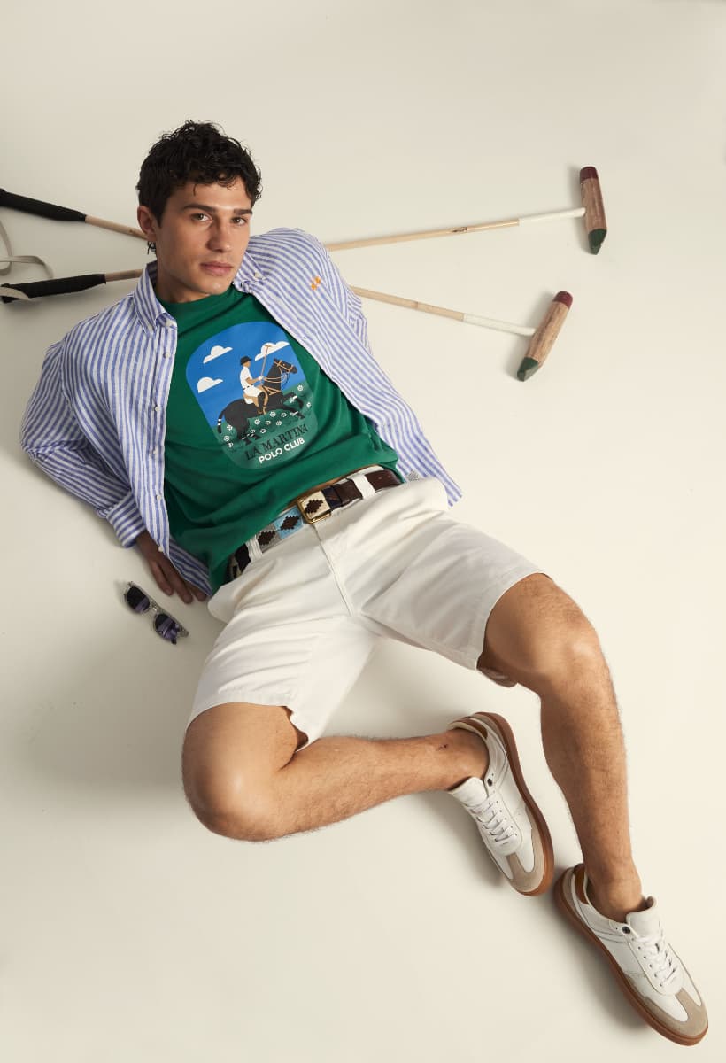 Men's Shirts La Martina White