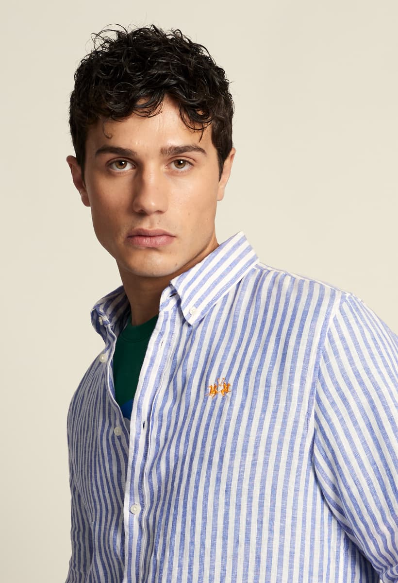 Men's Shirts La Martina White