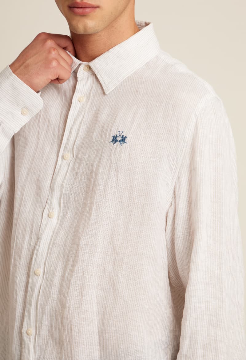 Men's Shirts La Martina White