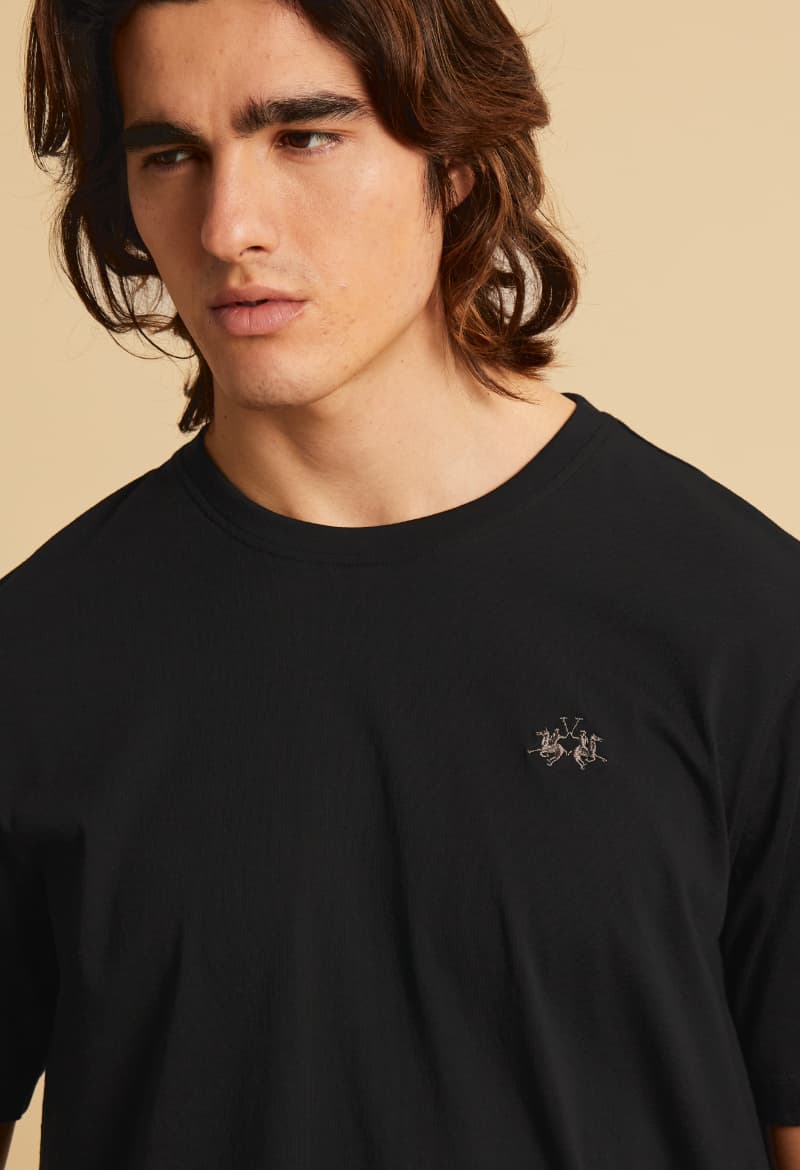 Men's T-Shirts La Martina Black