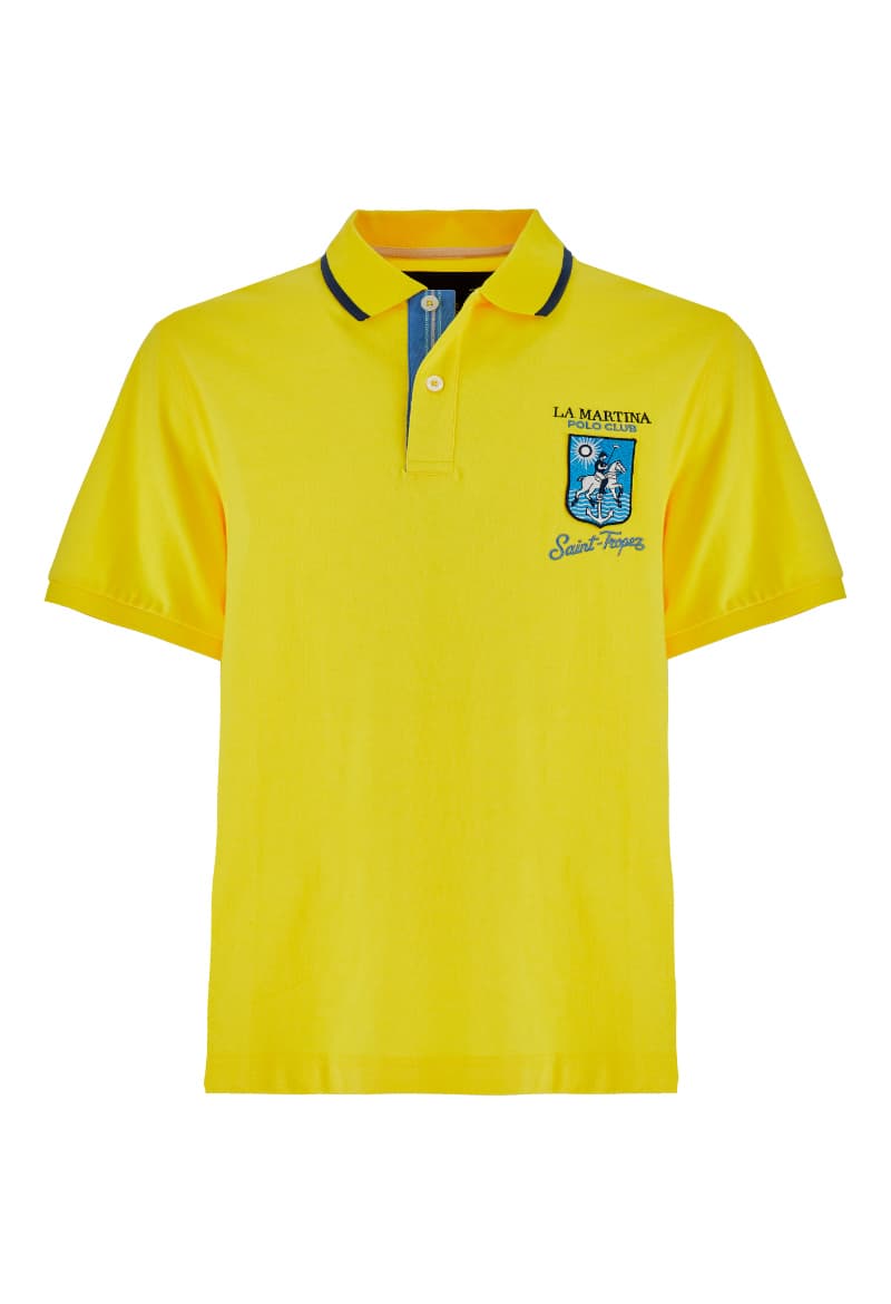 ΑΝΔΡΙΚΗ POLO ΜΠΛΟΥΖΑ LA MARTINA ΚΙΤΡΙΝΟ