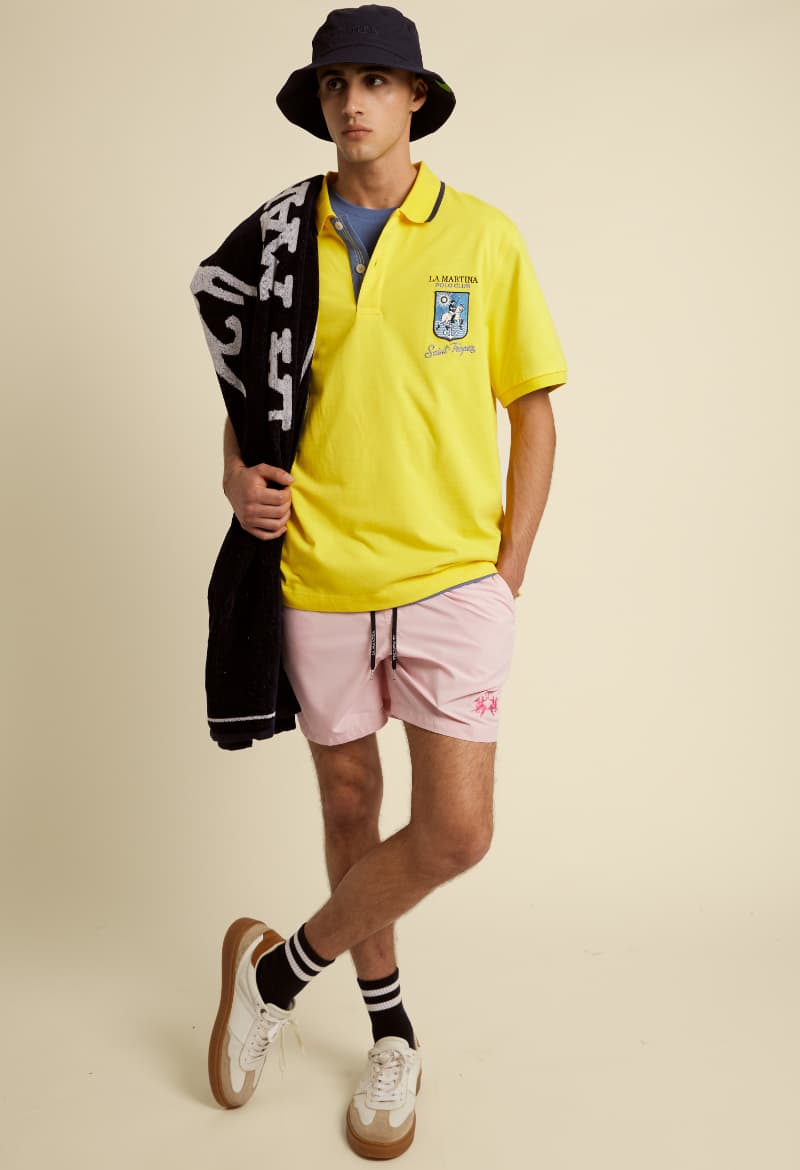 Men's Polo Shirts La Martina Yellow