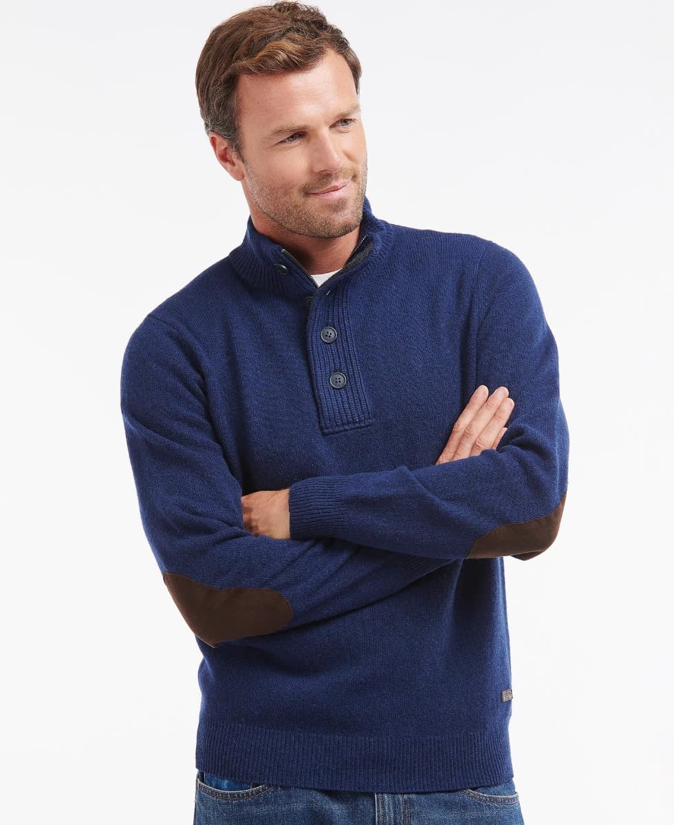 Men's Knitwear Barbour Blue
