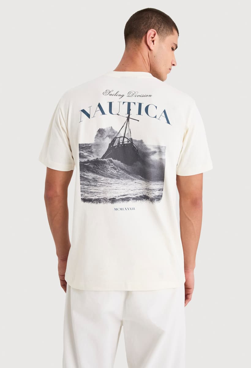 Men's T-Shirts Nautica Ecru