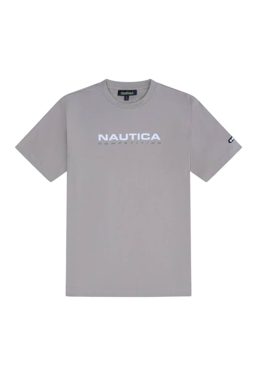 ΑΝΔΡΙΚΟ T-SHIRT NAUTICA ΚΟΝΤΟΜΑΝΙΚΟ ΓΚΡΙ