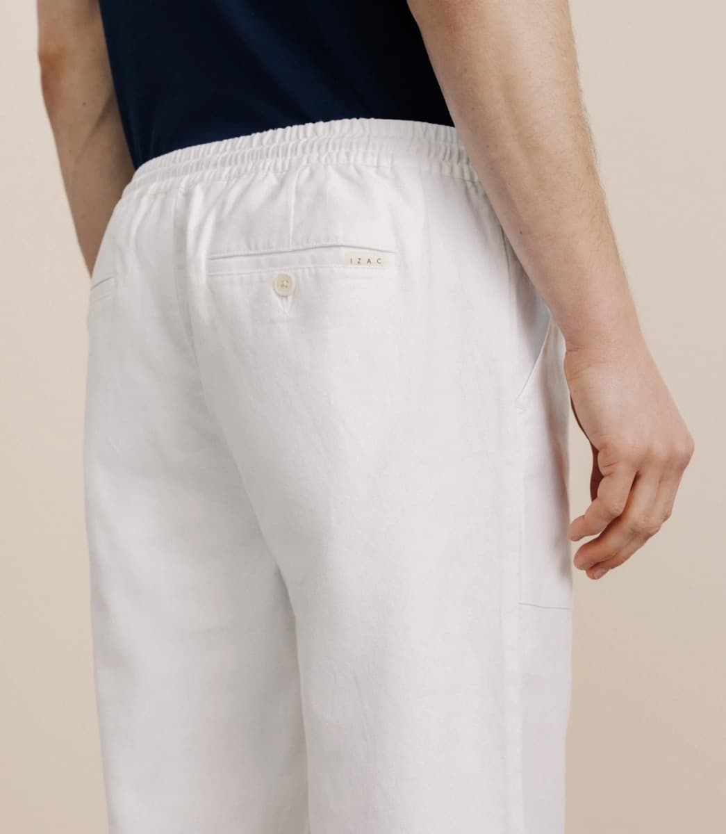 Men's Trousers Izac White
