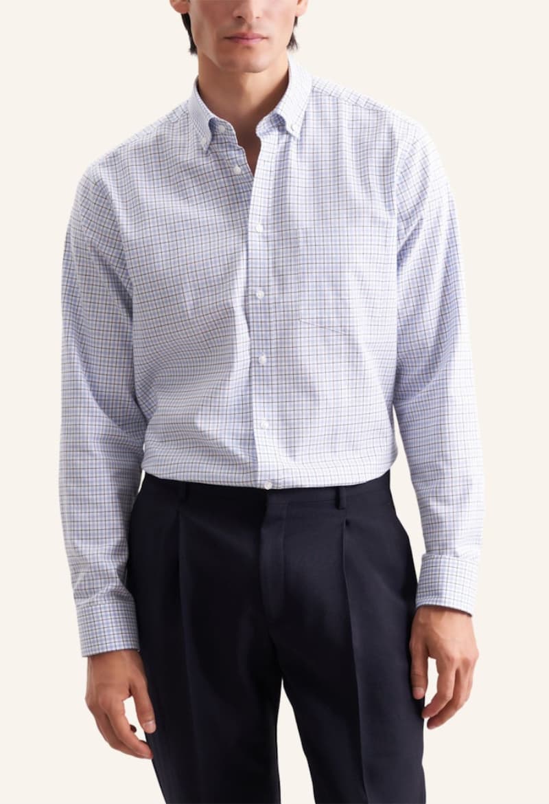 Men's Shirts Seidensticker Blue