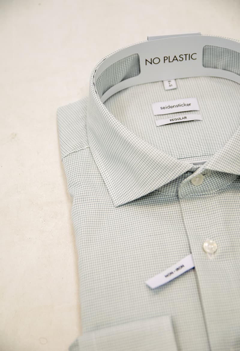 Men's Shirts Seidensticker Green