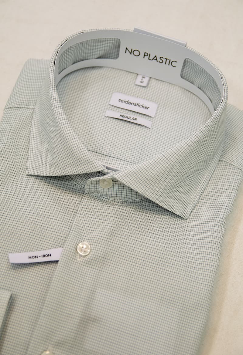 Men's Shirts Seidensticker Green