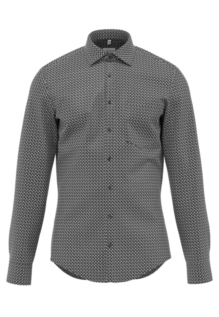 Men's Shirts Seidensticker Black