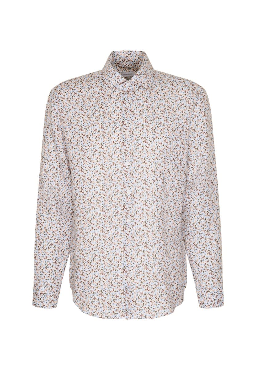 Men's Shirts Seidensticker Beige