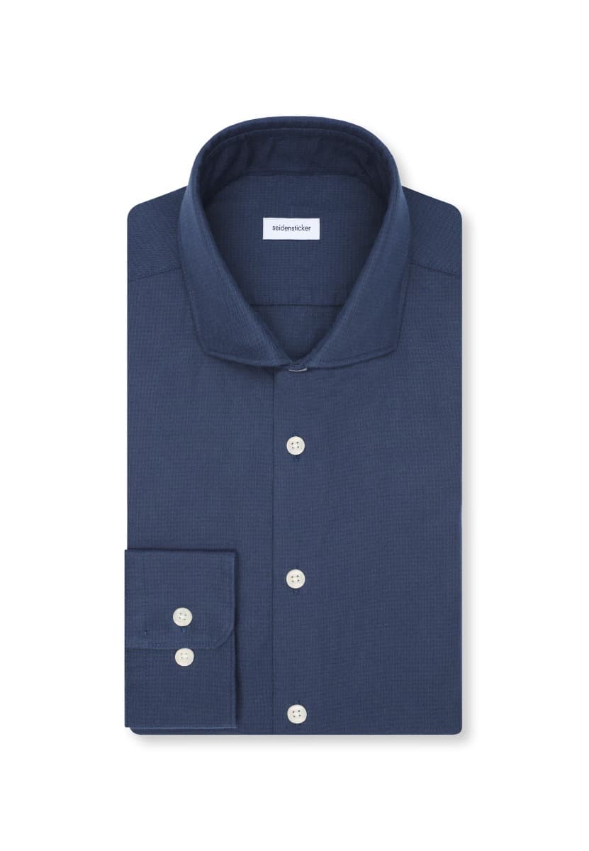 Men's Shirts Seidensticker Blue