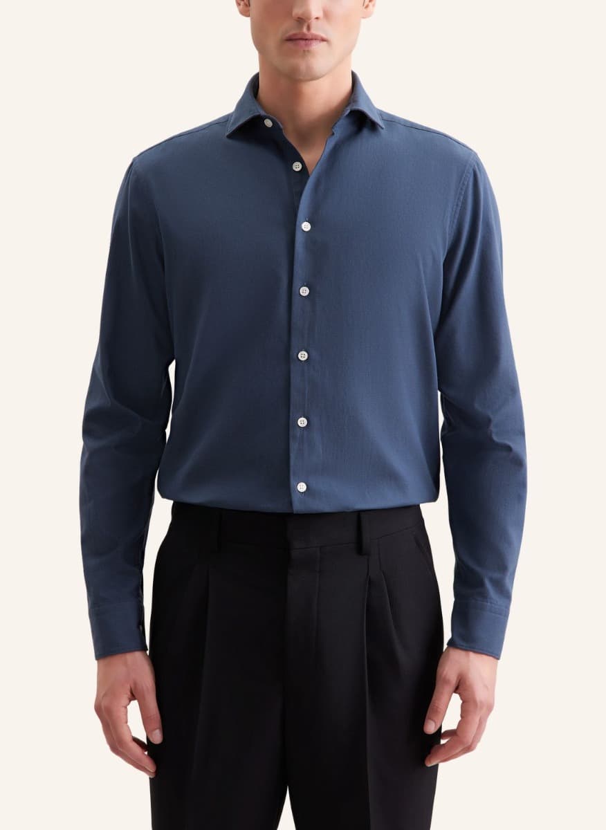 Men's Shirts Seidensticker Blue