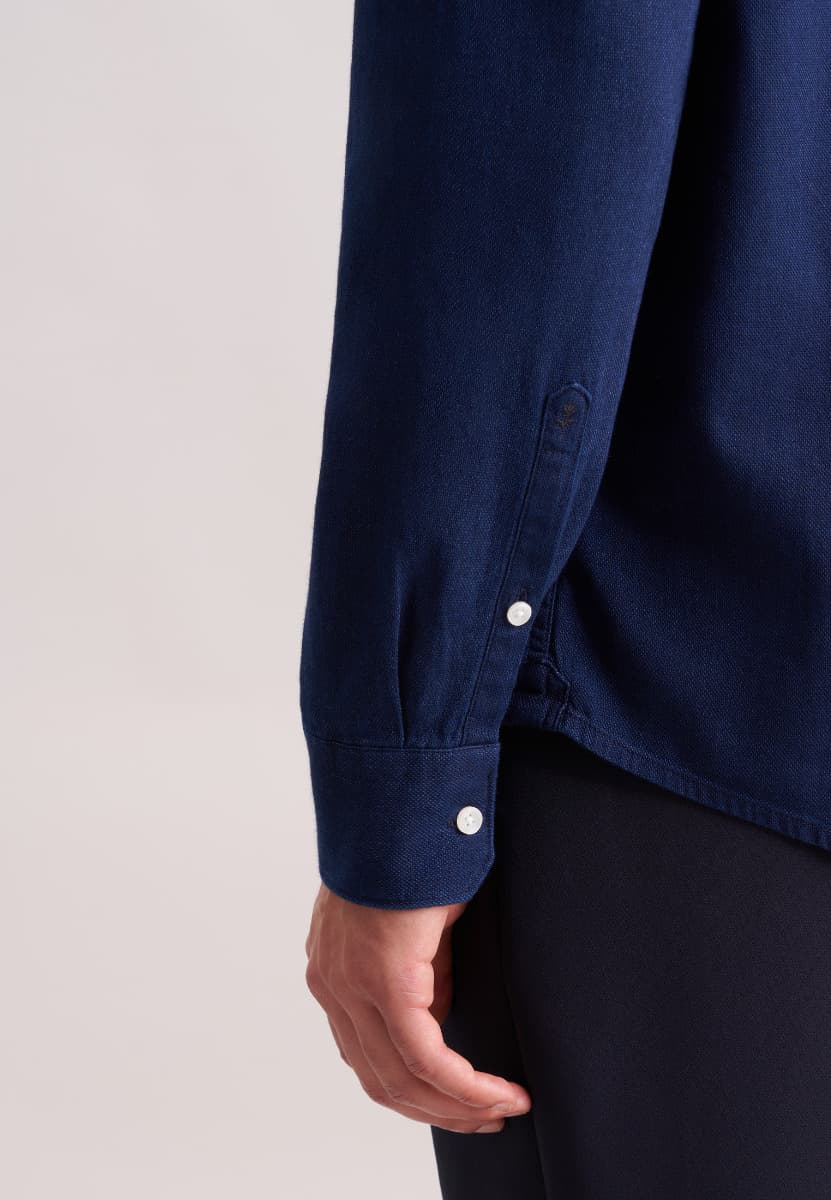 Men's Shirts Seidensticker Blue