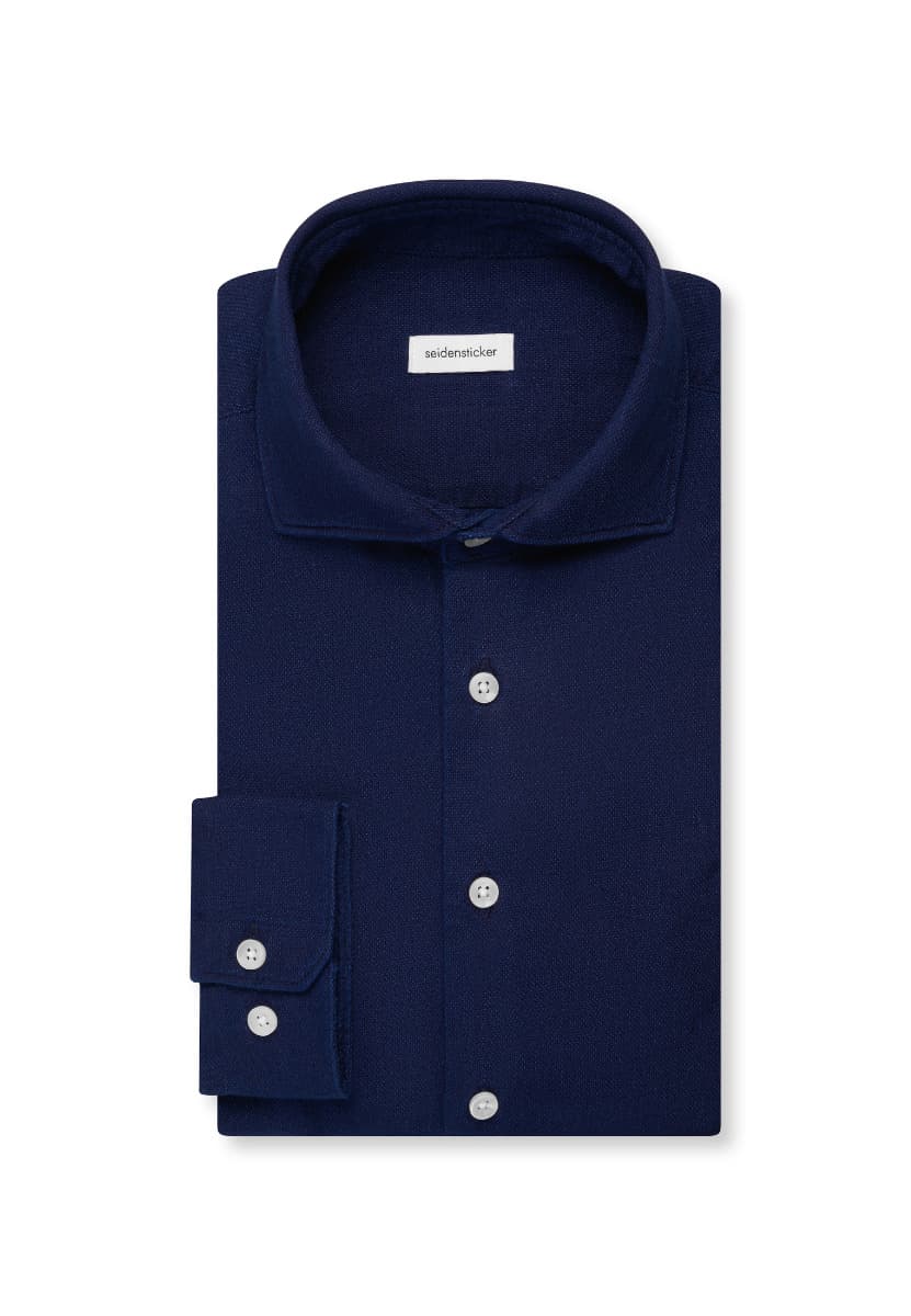 Men's Shirts Seidensticker Blue