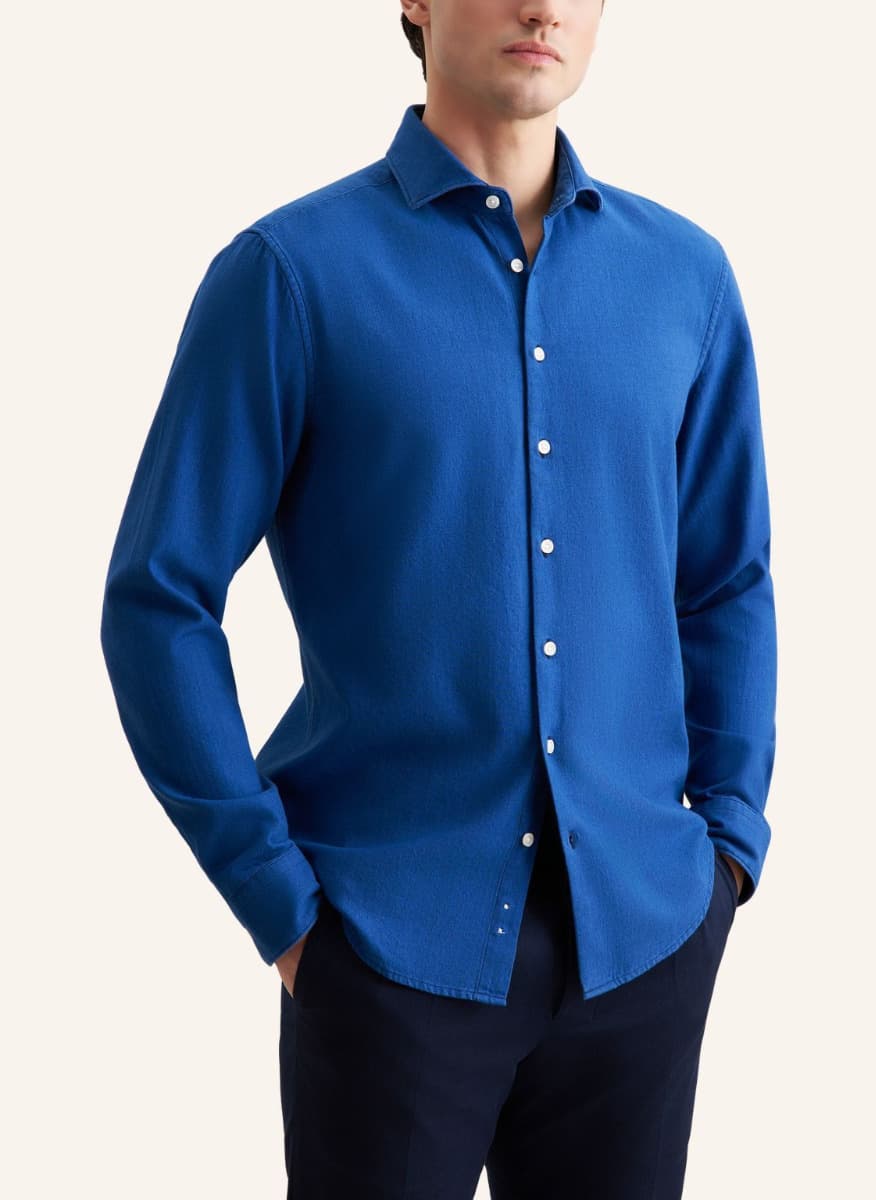 Men's Shirts Seidensticker Blue