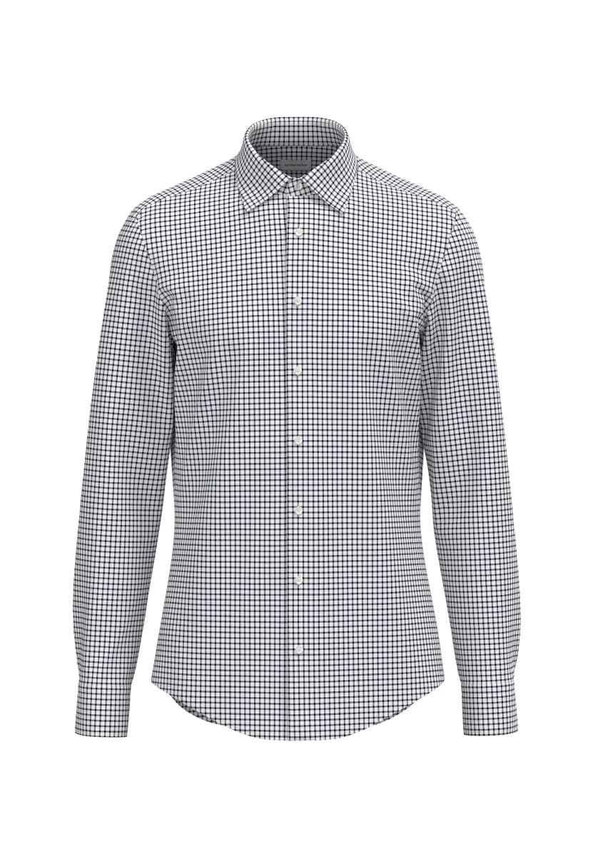 Men's Shirts Seidensticker Brown