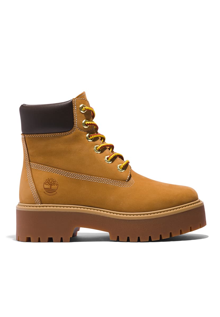 ΓΥΝΑΙΚΕΙΟ ΠΑΠΟΥΤΣΙ TIMBERLAND STONE STREET 6 INCH LACE UP WATERPROOF BOOT ΜΠΕΖ