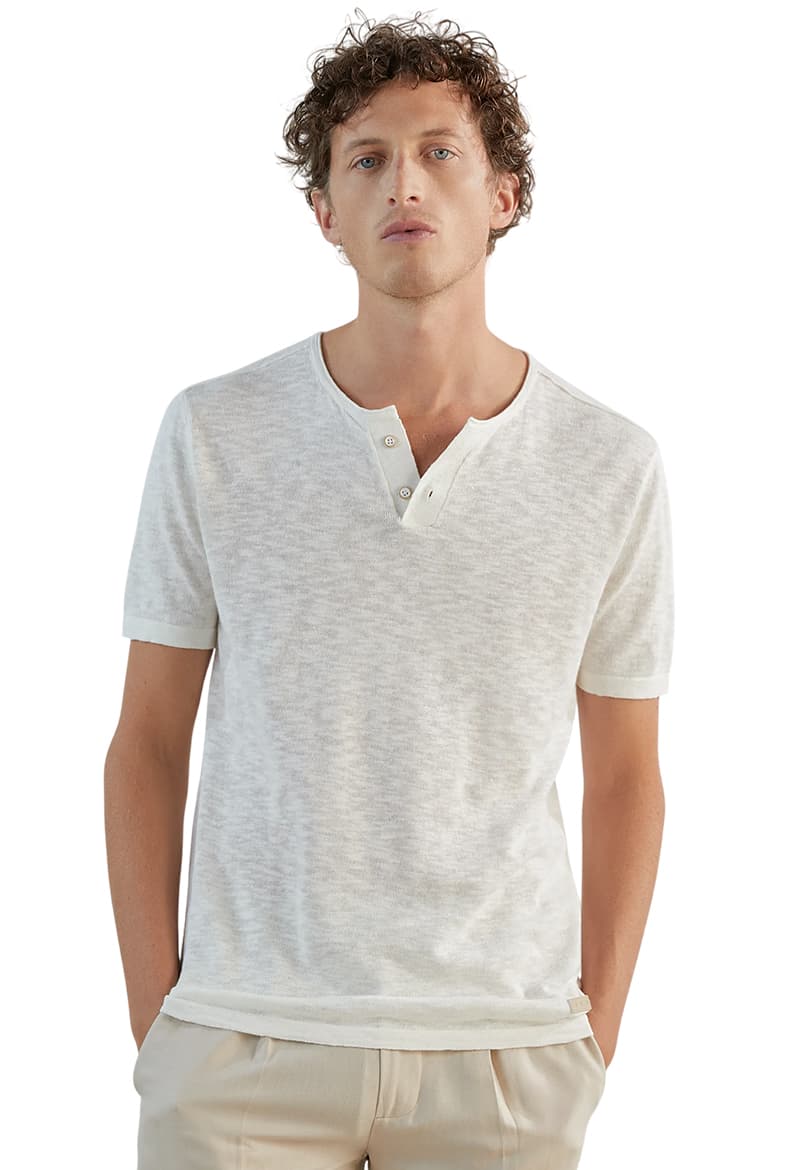 Men's T-Shirts Izac Ecru