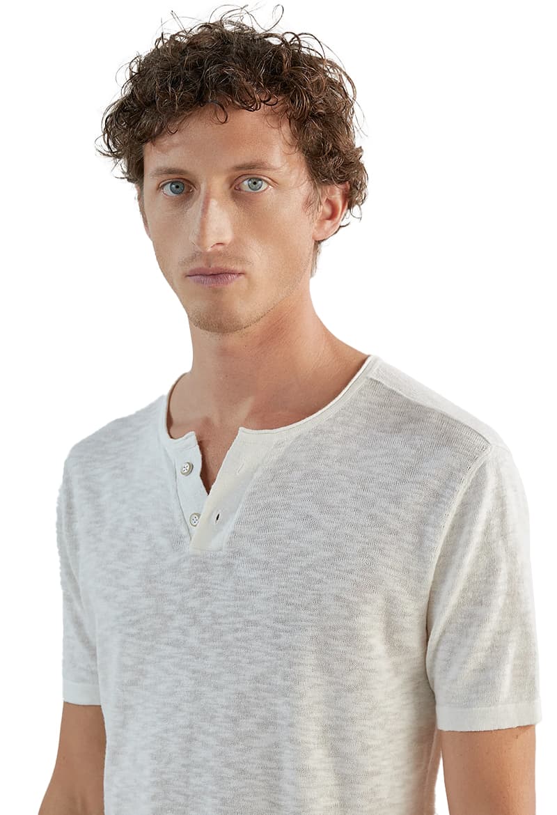 Men's T-Shirts Izac Ecru