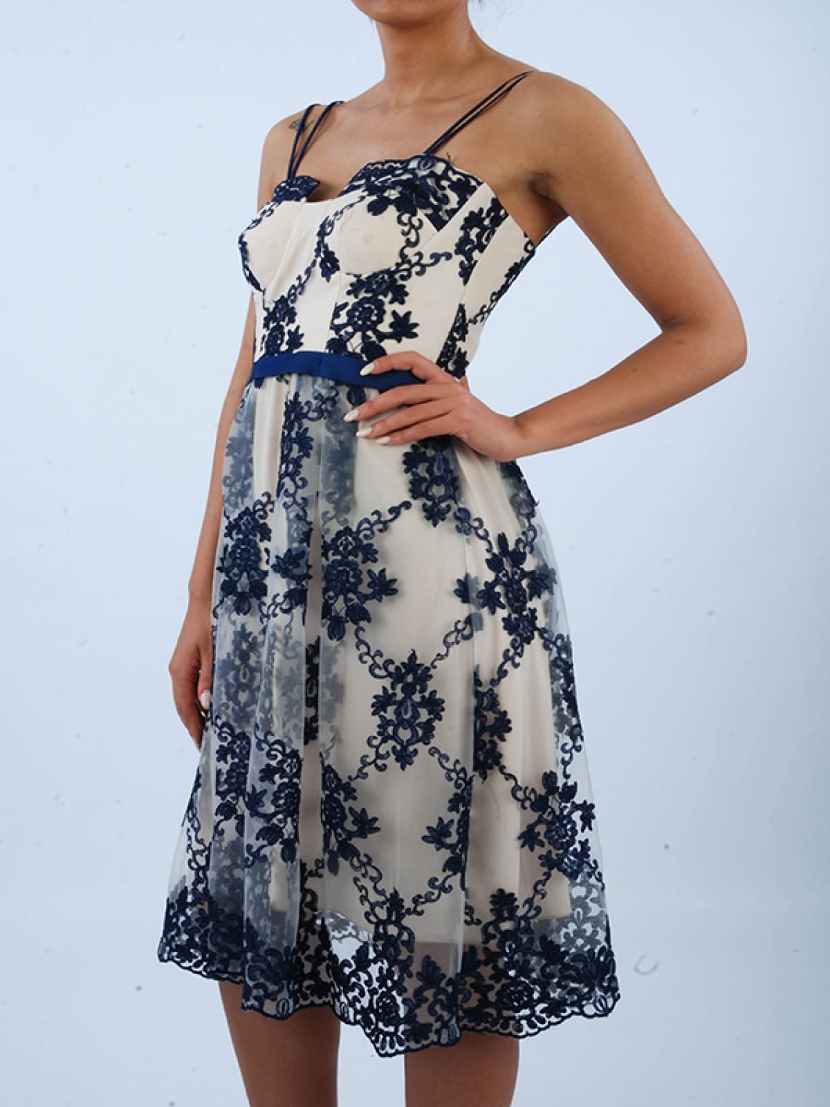 TWENTY-29 ΦΟΡΕΜΑ ΤΙΡΑΝΤΑ ΔΙΑΦΑΝΕΙΑ ΛΟΥΛΟΥΔΙΑ ΕΚΡΟΥ-ΜΠΛΕ