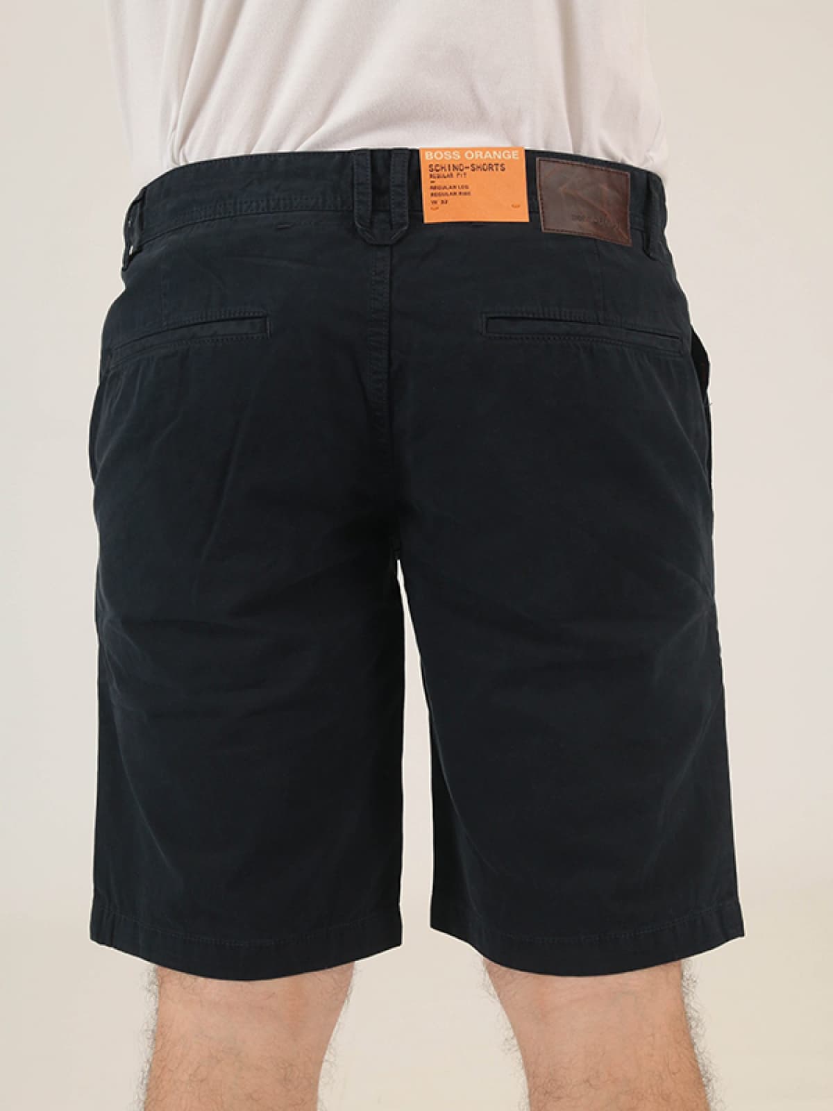 BOSS ORANGE ΒΕΡΜΟΥΔΑ CHINO SCHINO REGULAR FIT ΜΠΛΕ