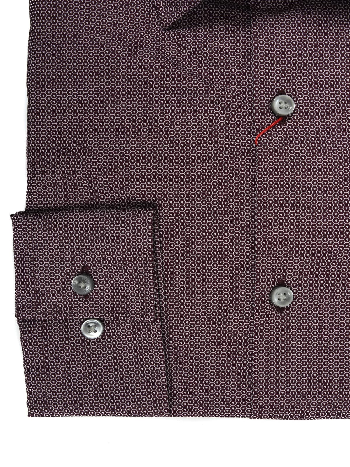 HUGO ΠΟΥΚΑΜΙΣΟ SLIM FIT ΜΙΚΡΟΣΧΕΔΙΟ JENNO ΜΠΟΡΝΤΩ