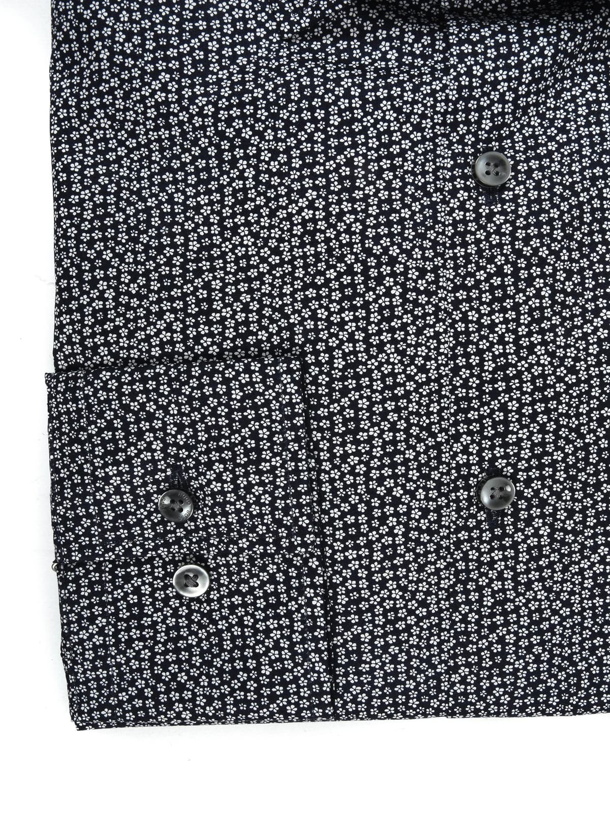 BOSS ΠΟΥΚΑΜΙΣΟ JENNO SLIM FIT ΜΙΚΡΟΣΧΕΔΙΟ NIGHT ΜΠΛΕ