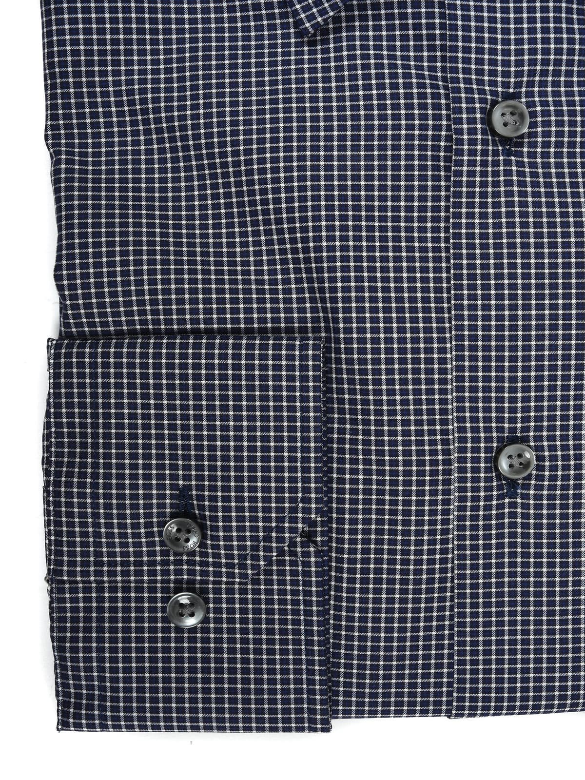 BOSS ΠΟΥΚΑΜΙΣΟ REGULAR FIT ΚΑΡΩ ENZO ΜΠΛΕ