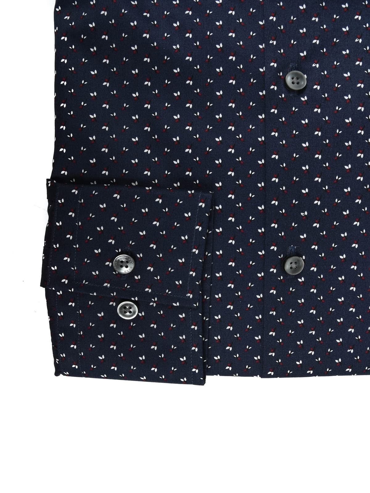 BOSS ΠΟΥΚΑΜΙΣΟ SLIM FIT ΜΙΚΡΟΣΧΕΔΙΟ JASON ΜΠΛΕ