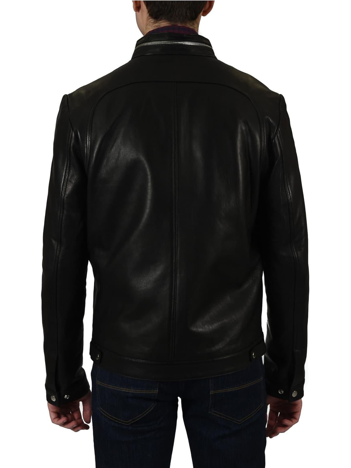 HUGO ΜΠΟΥΦΑΝ ΔΕΡΜΑ BIKER LUCKAS ΜΑΥΡΟ