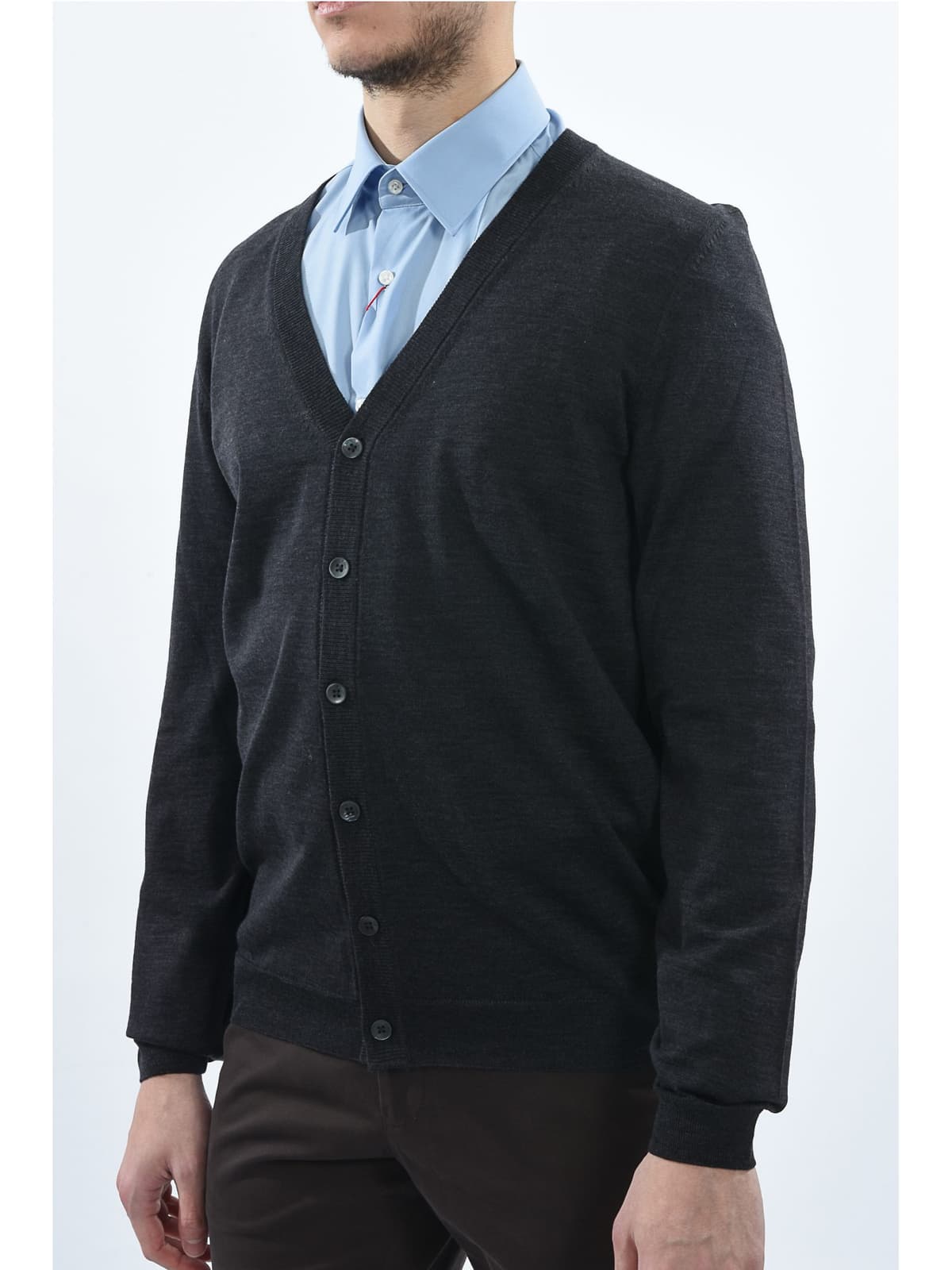 BOSS ΠΛΕΚΤΟ ΖΑΚΕΤΑ MARDON SLIM FIT ΑΝΘΡΑΚΙ