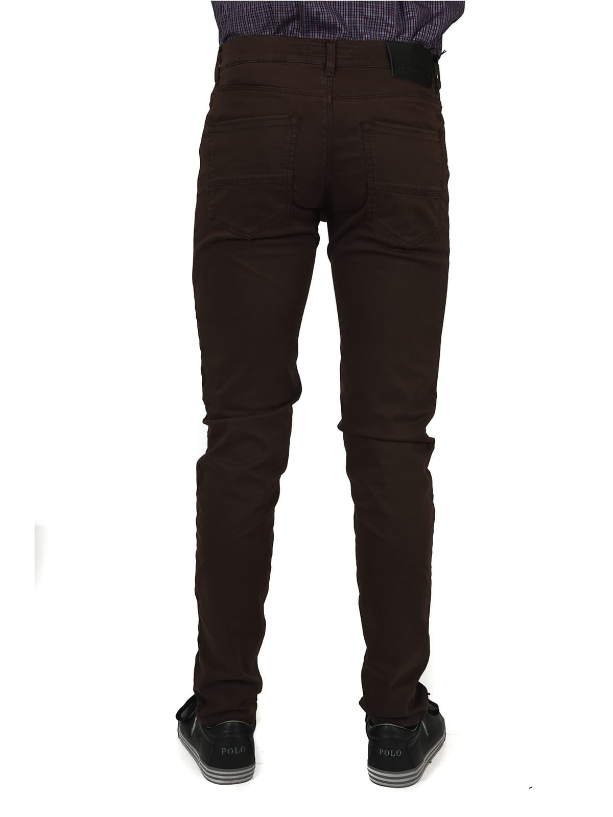 TRUSSARDI JEANS ΠΑΝΤΕΛΟΝΙ 5ΤΣΕΠΟ 370 CLOSE ΚΑΦΕ