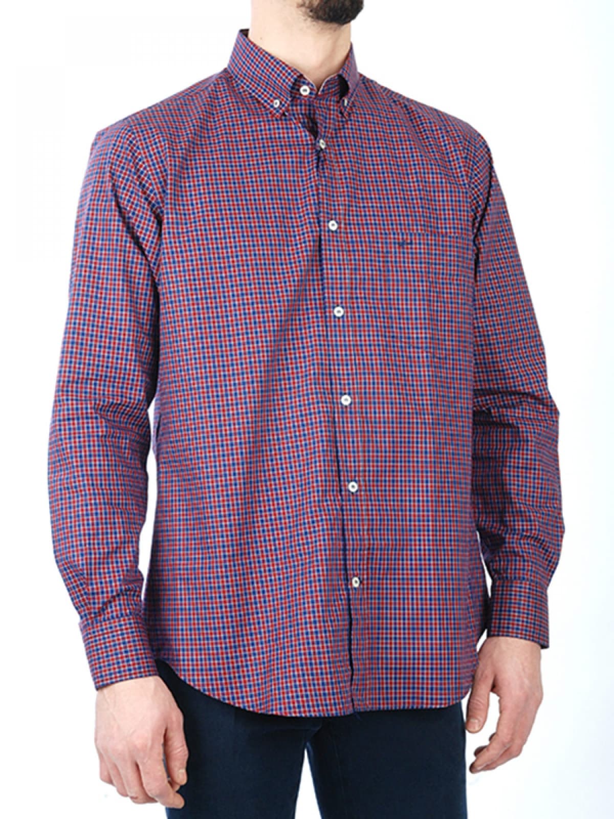 PAUL&SHARK ΠΟΥΚΑΜΙΣΟ ΚΑΡΩ ΚΟΜΠΟΖΕ ΚΟΚΚΙΝΟ