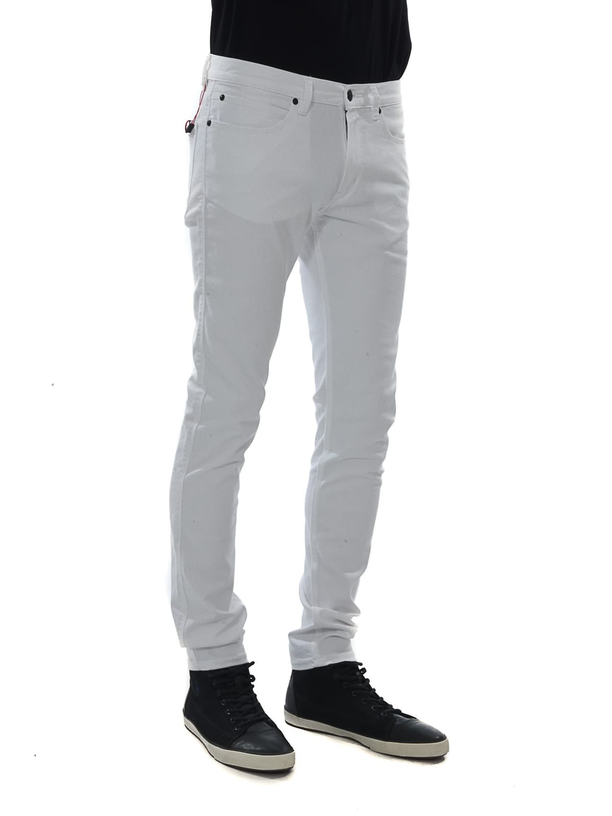 HUGO ΠΑΝΤΕΛΟΝΙ JEANS HUGO 734 ΛΕΥΚΟ